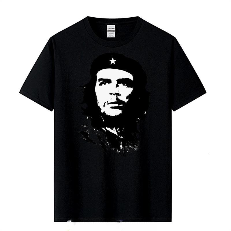 

tshirt High Quality Cotton Short Sleeve Che Guevara Revolution Printed T-shirt Casual O-neck T shirt Tees Shirt - Men s Summe... S разноцветный