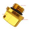 CNC Aluminum Motorcycle Oil Dipstick Cap and Crankcase Cover Screw