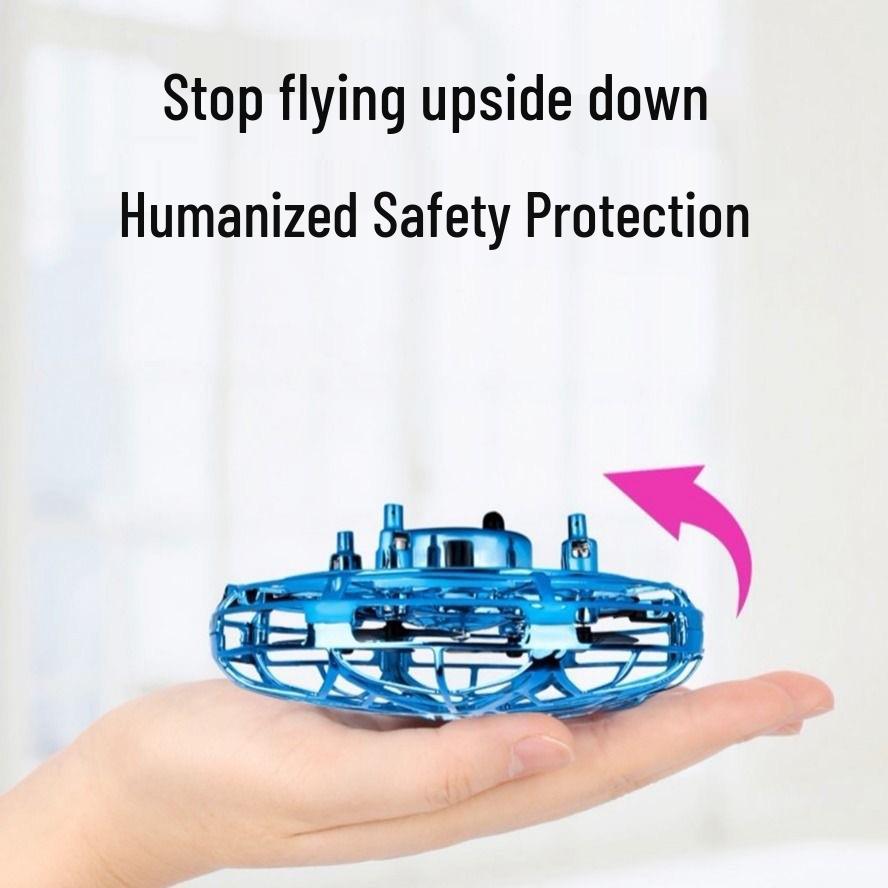 UFO Gesture Sensing Hovering Aircraft: Long Battery Life Remote Control Flying Saucer Toy for Kids