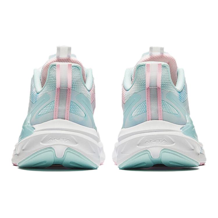 Anta Kids Comfortable Low-Top Running Shoes Kids sneaker White Blue Pink 322435502-4