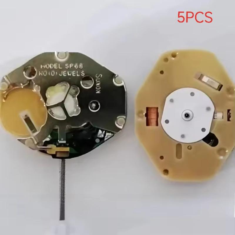 1/3/5Pcs Sweep Second /Continuous Second Movement New Sp68 Movement 3-Hand No-Date Quartz Movement Watch Parts