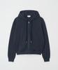 Paseleu Panel Crop Zip-Up Hoodie [Vintage Navy]
