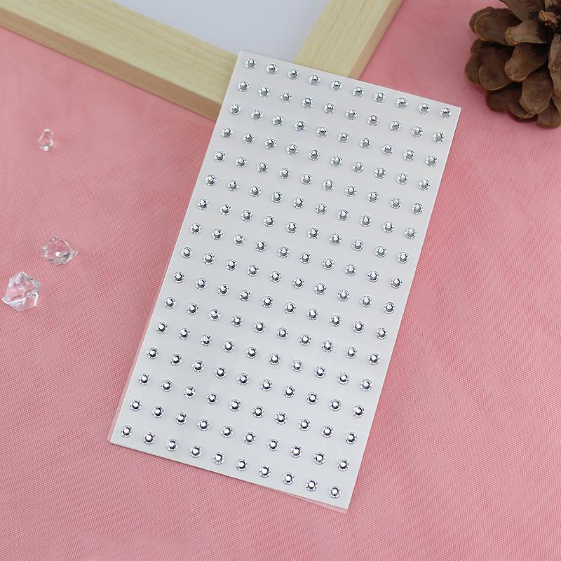 Diamond Crystal Tatoveringsklistremerke Glitter Eyeliner Øyenbrynsminke Ansiktsøyne Diamanttatoveringer Rock Rhinestone 3D Eyeliner-klistremerker