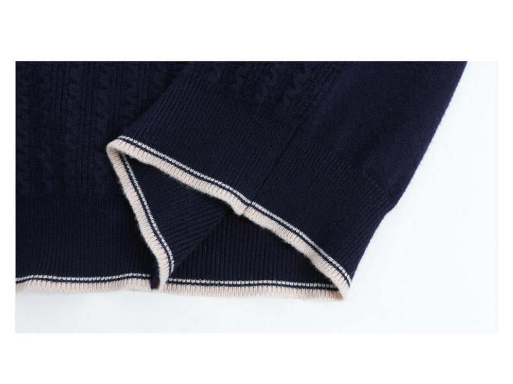 2025 Fashionable Mom's Knitted Two-Piece Look Lapel Sweater - Long-Sleeve Top for Middle-Aged Women, Perfect for Spring & Autumn