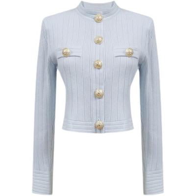 Xiaoxiangfeng Knitted Top Women's Autumn and Winter New Short Style Slimming Long-sleeved Knitted Sweater for Women