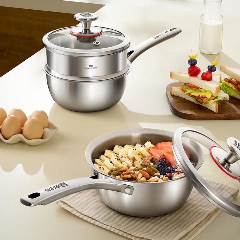 Kumbach 316L Stainless Steel 18cm Baby Milk Pot