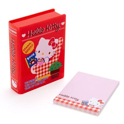 Sanrio Hello Kitty Memo In Case Book-Shaped