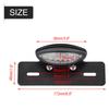 Motorcycle LED Rear Brake Tail Light Stop License Plate Lights for   Smoke