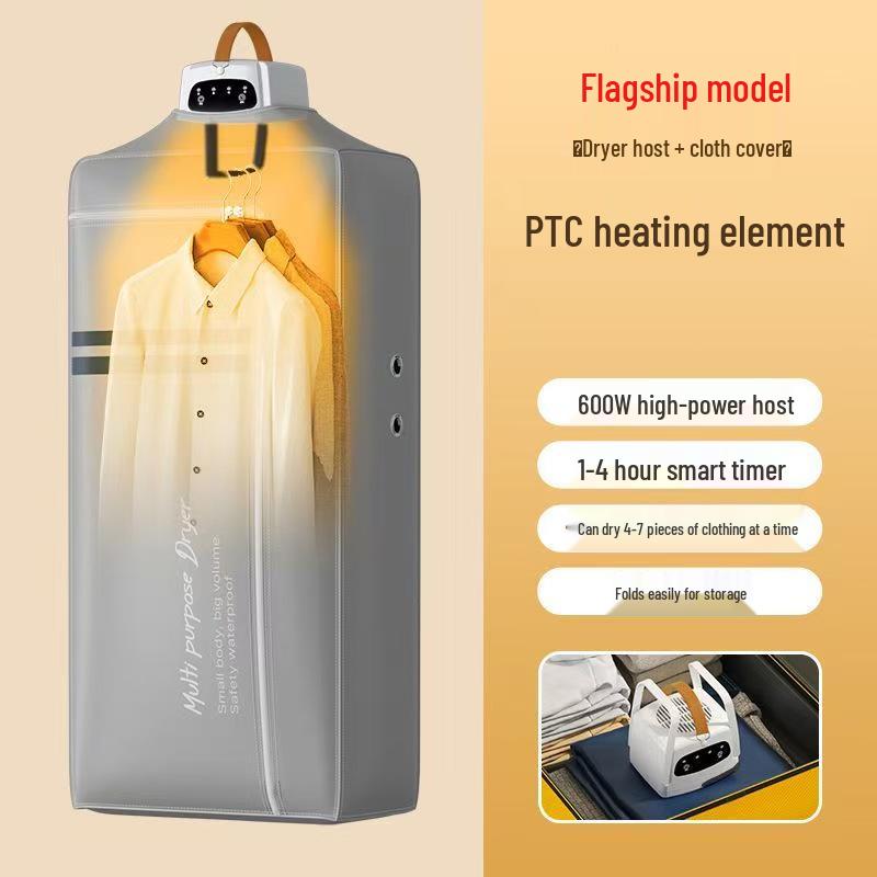 Tragbarer faltbarer Wäschetrockner für Zuhause, Wohnheim und Reisen