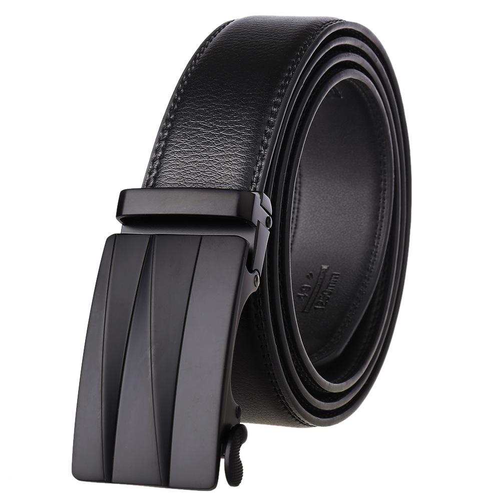 Premium Sense, Business Men'S Belt Automatic Buckle Belt, Two-Layer Cowhide Belt Ly36-21728-1
