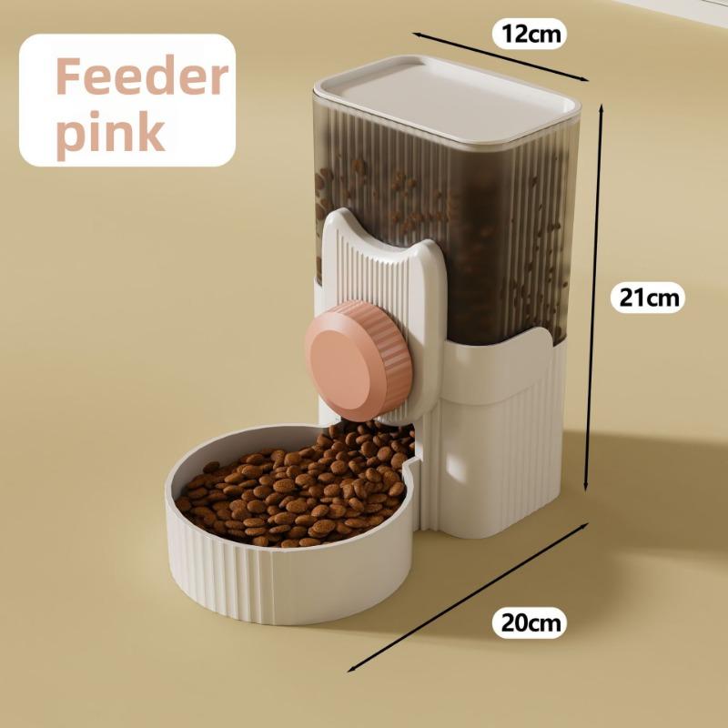 

Подвесная поилка для кошек, Автоматическая кормушка для воды для питья собак, Подвесная клетка-поилка для кроликов, Товары для питомцев Feeder розовый