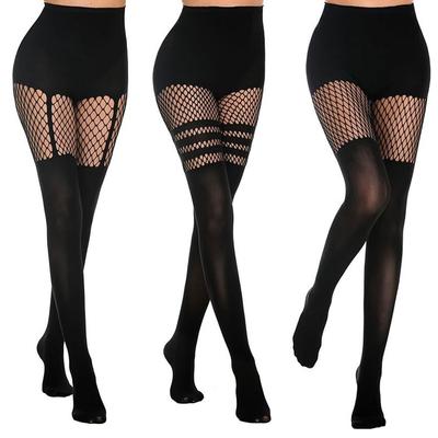 Sexy Tights For Women Black Party Club Tights Mesh Stockings OL Women's Pantyhose Y2k Fishnet Stokings