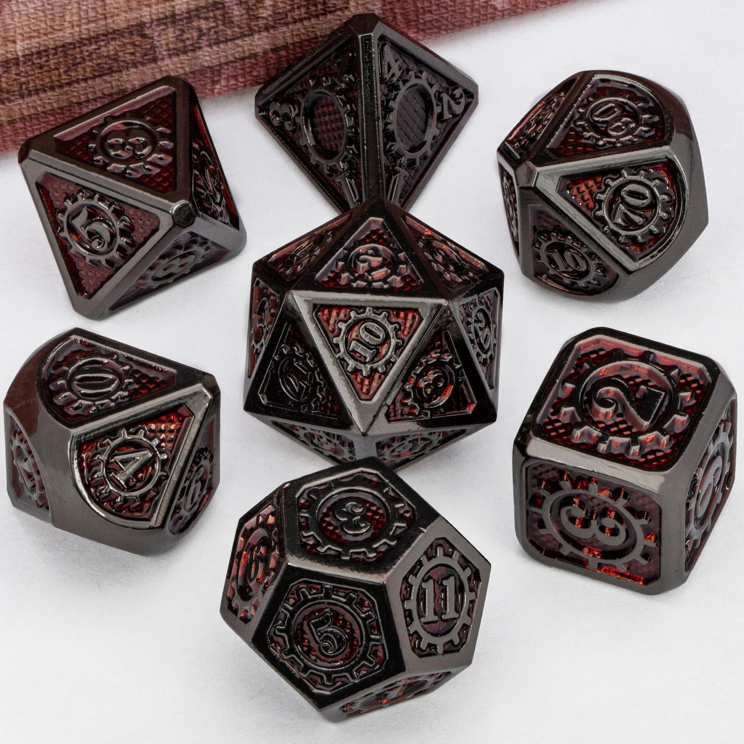 Набор металлических кубиков DND Dungeon and Dragon, 7 шт., набор кубиков D и D, многогранные кубики, ролевые игры, кубики D&D, ролевые игры D20 D12 D10 D8 D6