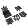 6pcs Reusable Sticky Note Stencil Five Templates Note Dispenser Sticky Note Holder  For Office Desk