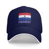 PARAGUAY Bandiera Design Artistico Sole Cappellino da Baseball Estate Vintage Cappellino Trucker per Unisex Adolescenti Sport all'Aperto Cappellini da Baseball