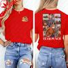 Baby Monkey Team Punch Viral Tee Cute Humor Animal Shirt Lonely Monkey Graphic T Shirt Gift Cotton Crewneck Regular Short Sleeve