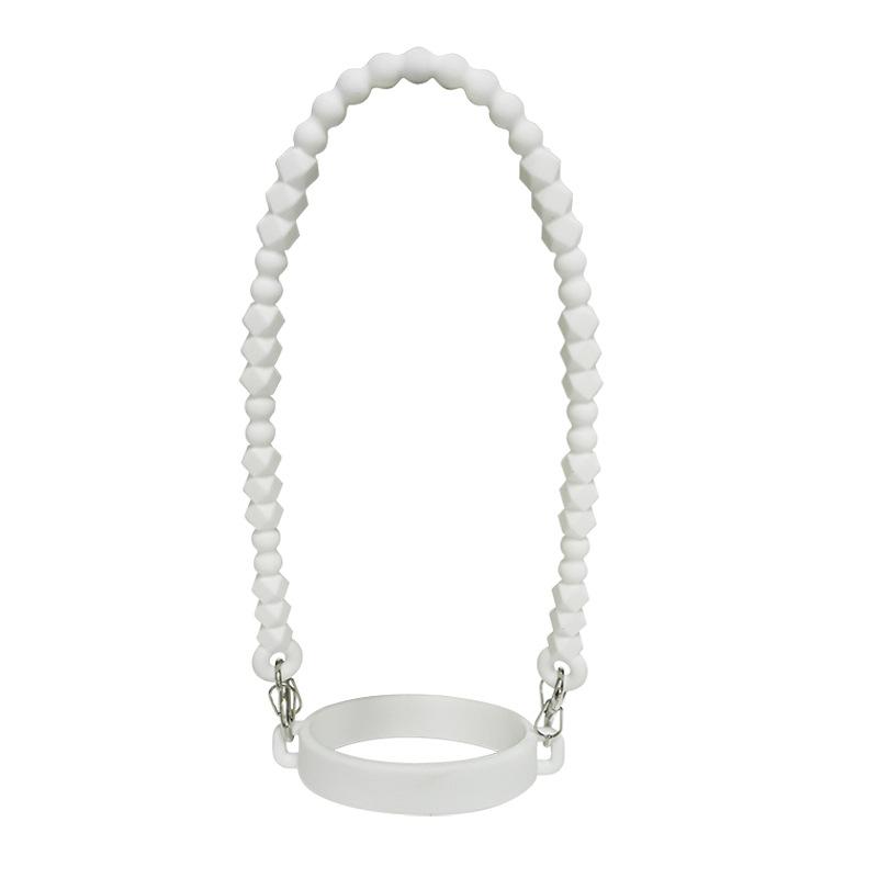 Water Bottle Handle - Soft Silicone Holder Sling Lanyard Fits Most 8-40oz Bottles Cup Holders 5