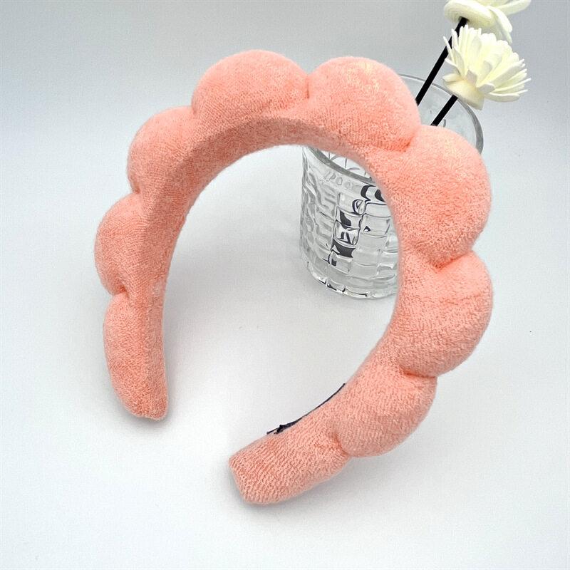 Bubble SpongeHair Band Fashion Women Skincare Makeup Shower Hair Hoop Puffy Hair Hoop Retro Hair Bands Soft Hairband Headwear