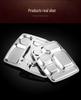 304 Stainless Steel Compartment Meal Tray for Kindergarten Students, Adults, and Canteens