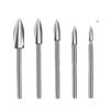 5pcs Electric Woodworking Milling Cutter Drill Bit, Furniture Tea Table Wood Carving Root Carving Grinding Polishing Tool 5pc Carving Knife Set