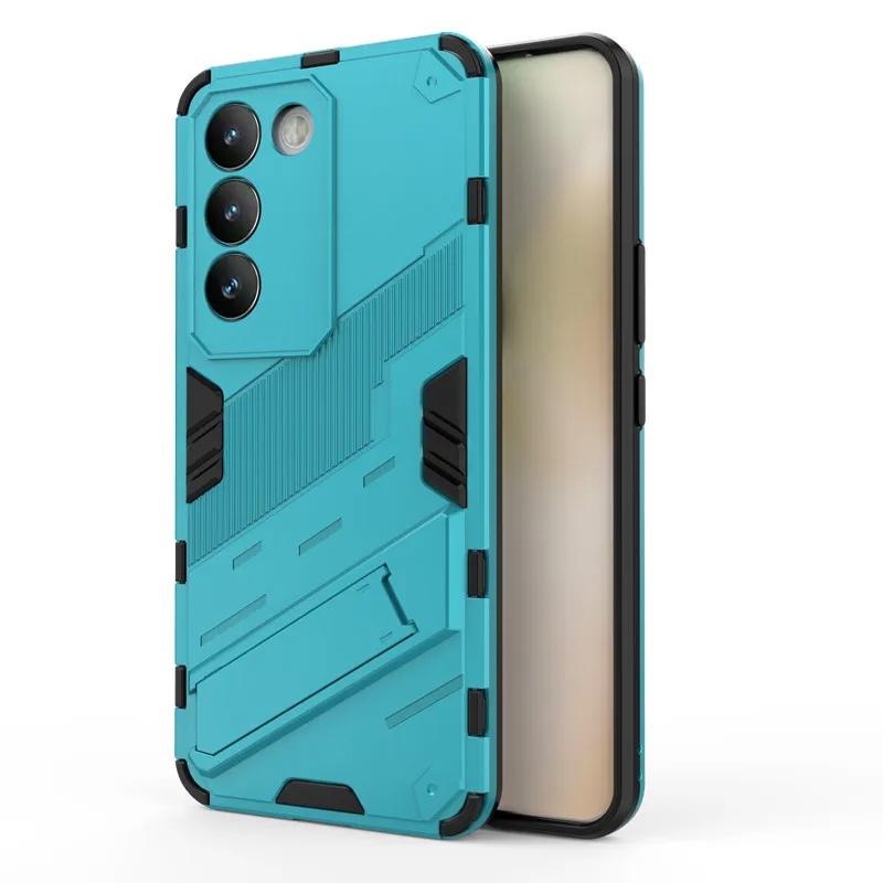 For Vivo Y200e Y100 (IDN) 5G Armor Shockproof Phone Case Back Cover Magnetic Kickstand Anti-Fall Protect Coque Cases