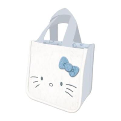 Marimo Craft Tote Bag WH Blue Hello Kitty W250×H250×D120mm BLKT-061