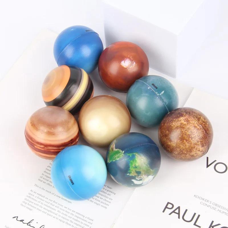 Solar System Planet Stress Balls Stress Relief Planets Balls Science Educational Toys For Adults Kids Birthday Gifts