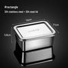Zhaoran 304 Stainless Steel Rectangular Food Sample Box with Lid