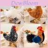 Animal Plush Toy Crows Roosters Kids Gift With Pp Cotton Filling For Playroom Decor