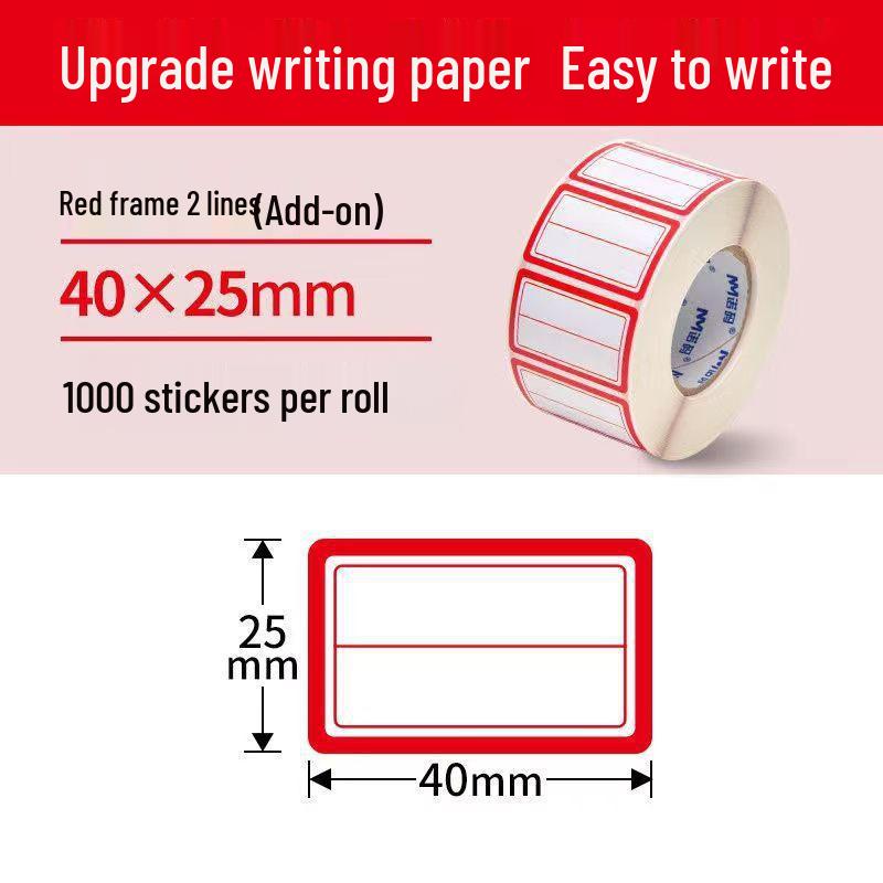 Waterproof Self-Adhesive Name and Memo Label Stickers for Classification and Marking