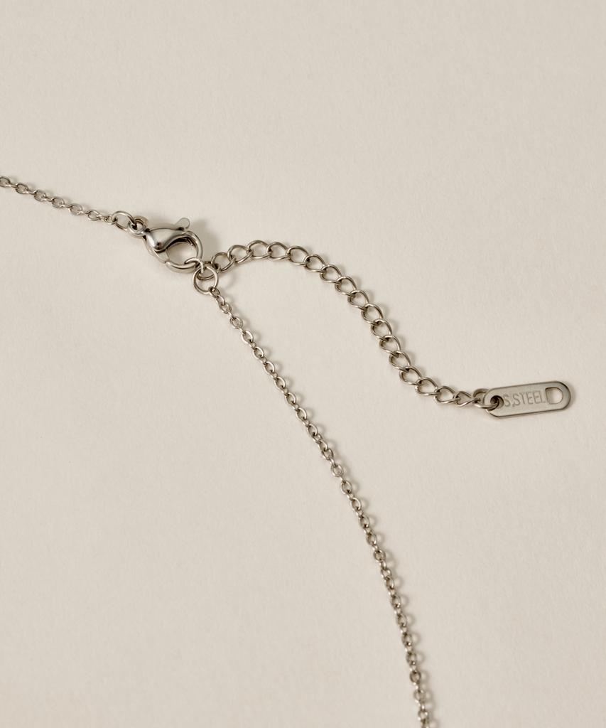 Novice Tokyo Onyx Pendant Necklace [Stainless] / Silver