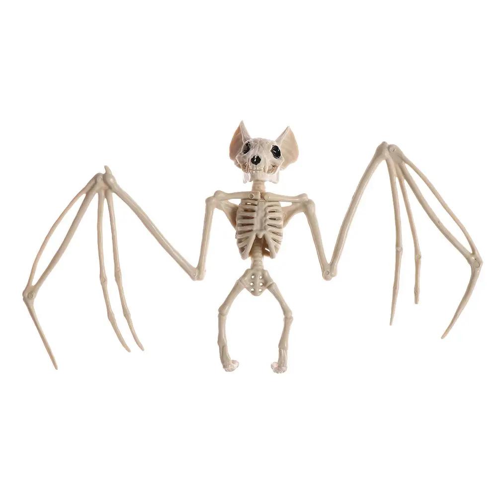 Décoration Halloween Squelette Animal Os Araignée Effrayante Chauve-souris Souris Scorpion Lézard Os Ornements Hallowmas Accessoires Horreur Fête