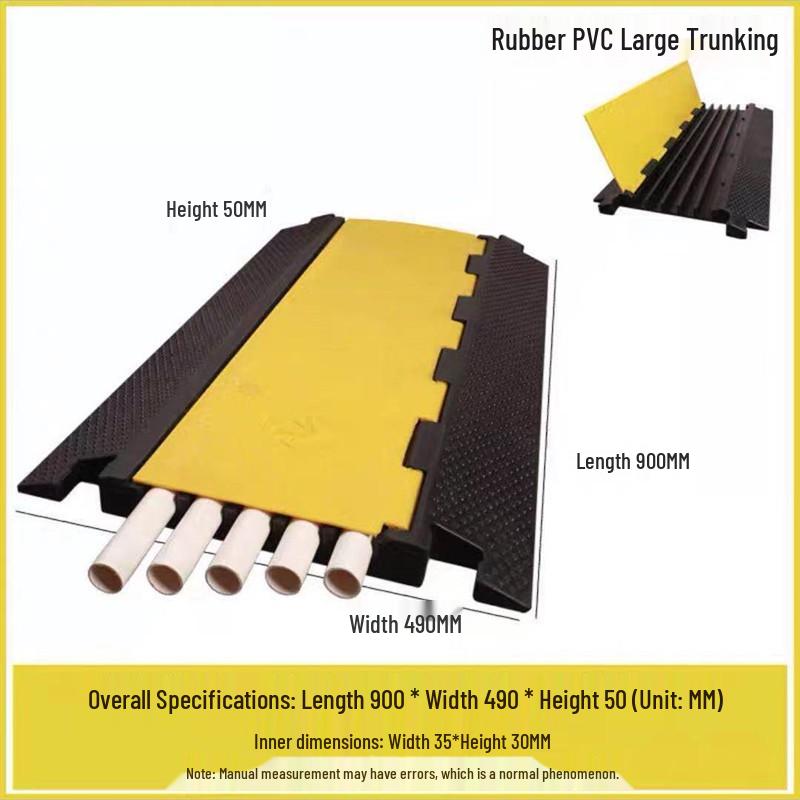 Indoor/Outdoor Cable Protection Rubber Trunking Speed Bump