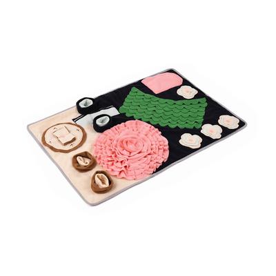 Snuffle Mat for Dogs Interactive Feed Game with Non Slip Bottom Pad Dog Treats Feeding Mat Encourages Natural Foraging Skills