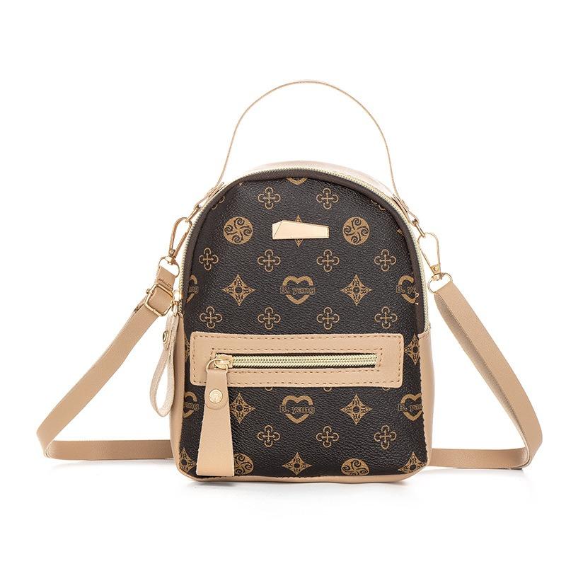 Women's bag women's backpack autumn new products women's printed shoulder bag daily leisure small backpack