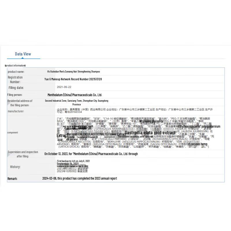 Mentholatum Men's Volumizing & Oil Control Shampoo
