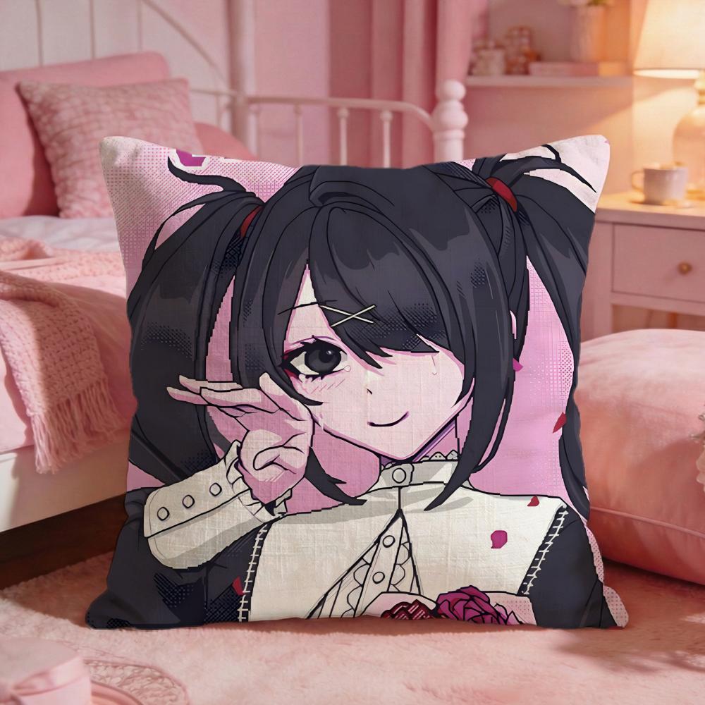 

nNEEDY GIRL OVERDOSEs Cushion Cover Premium Comfort Reversible Pillow Cove Two in One Design for Any Room Car Interior 30X30cm