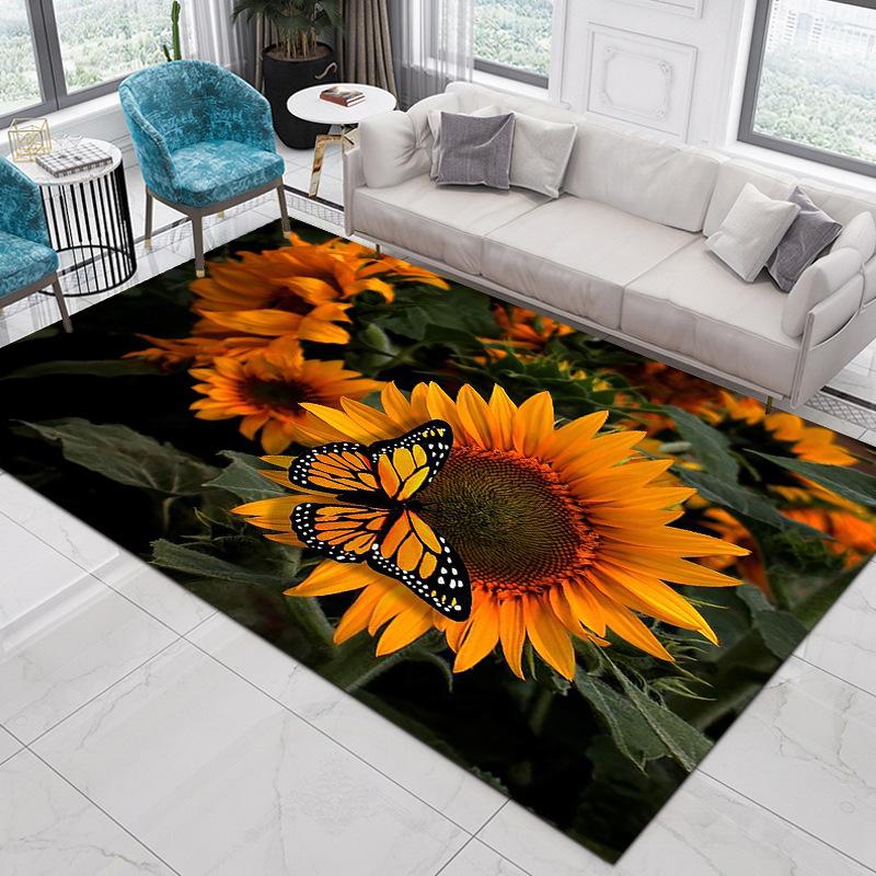 Nordic Ethnic Style Carpet Living Room Bedroom Sofa Coffee Table Tatami Bohemian Home Carpet
