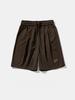Vintage Style Shorts With Letter Embroidery For Youths