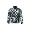 Nike Graffiti-Print Karomuster Sportjacke Herren Oberbekleidung Segelweiß AR1633-133