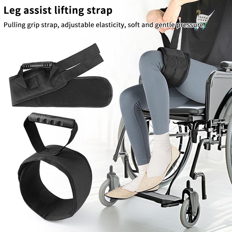 Leg Lifter Strap Mobility Assistance Strap Pull Up Assistance Belt For Leg Movement Transfer Device For Elderly Disabled
