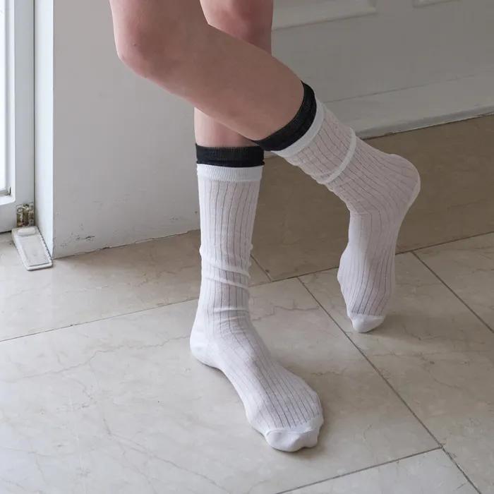 Soft Layer Rib Socks_3 colors
