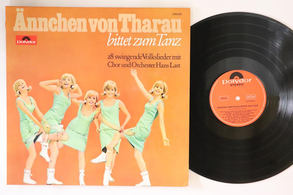LP Record CHOR HANS LAST, ORCHESTER HANS LAST - Annchen Von Tharau Bittet Zum Tanz 249028 POLYDOR 1966 Germany Pop Used