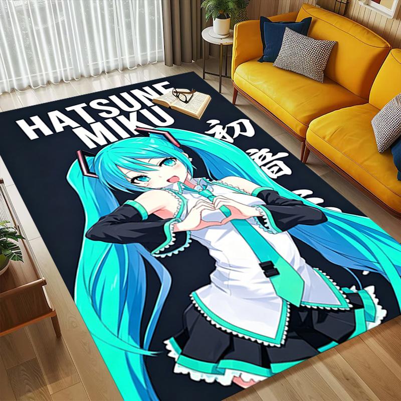 Vocaloid Art Living Room Nonslip Area Rug Soft Carpet For Bedroom Game Playroom Sofa Office Home Decor Doormat Christmas Gift C9268
