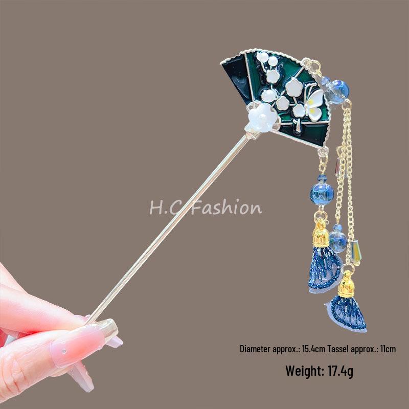 Cherry Blossom Tassel Hairpins: Elegant Hanfu Inspired Hair Accessories for Spring and Summer