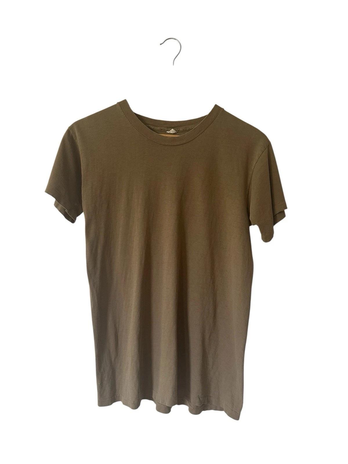 

Vintage Blank Shirt Mens Medium Brown single stitch 3XL