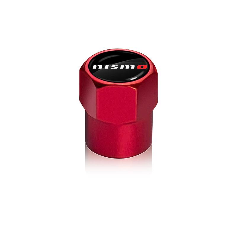 4 Stuks Auto Wiel Banden Inschroef Ventieldoppen Badge Auto Accessoires Voor Nissan Nismo Qashqai X J10 J11 Trail Tiida Juke Teana Pulsar Altima