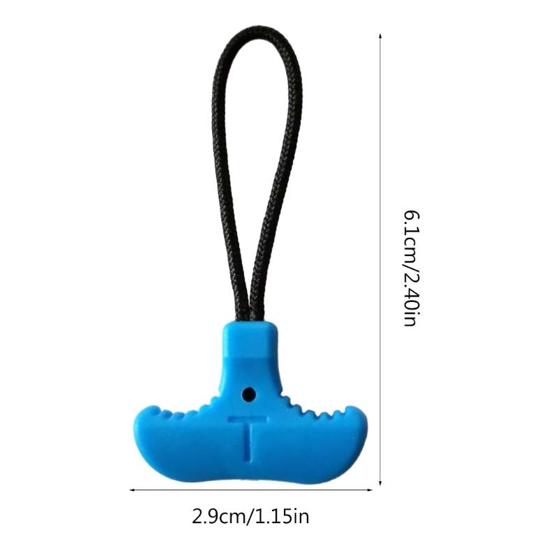 Zipper Puller T-Shaped Zipper Puller Durable TPU Zipper Pull Cord Zipper Pulls