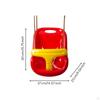 Child Swing Chair 120 Kg Capacity Seat with Hanging Ropes High Back for Young Children, Home