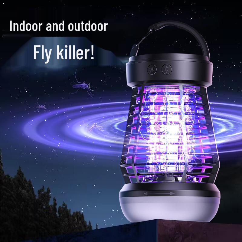 2025 Multifunctional Mosquito Killer & Camping Lamp: Portable Indoor/Outdoor Two-in-One Light